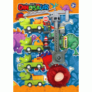 DINO ROAR ลากเส้นต่อจุดและกิจกรรมเสริมทักษะ + ชุดรถก่อสร้างไดโนเสาร์